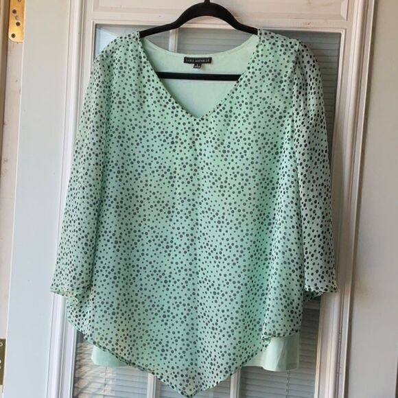 Take 50% OFF- Sara Michelle Women's Blouse, Size-L - Picture 1 of 8